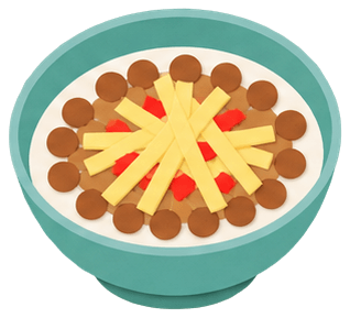 Гречка с молоком и яблоком
